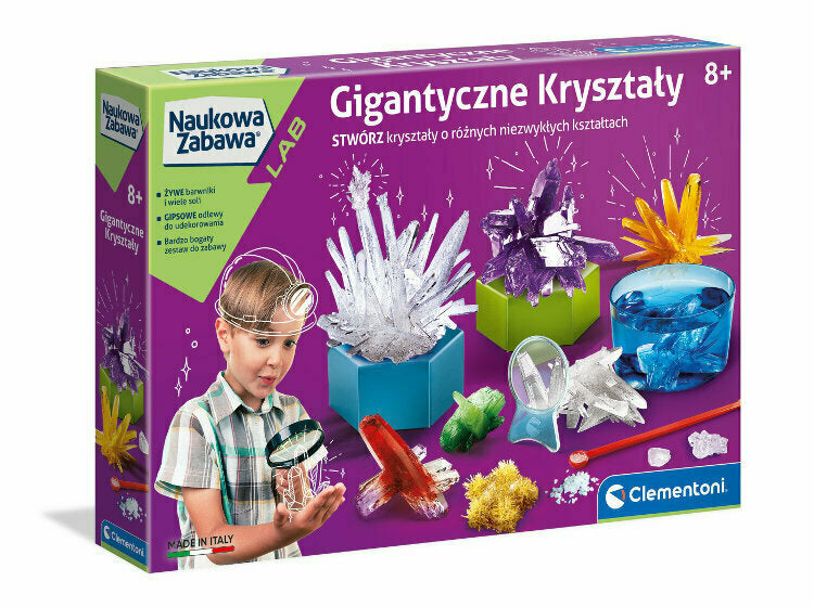 Vědecká sada Gigantické krystaly – Clementoni