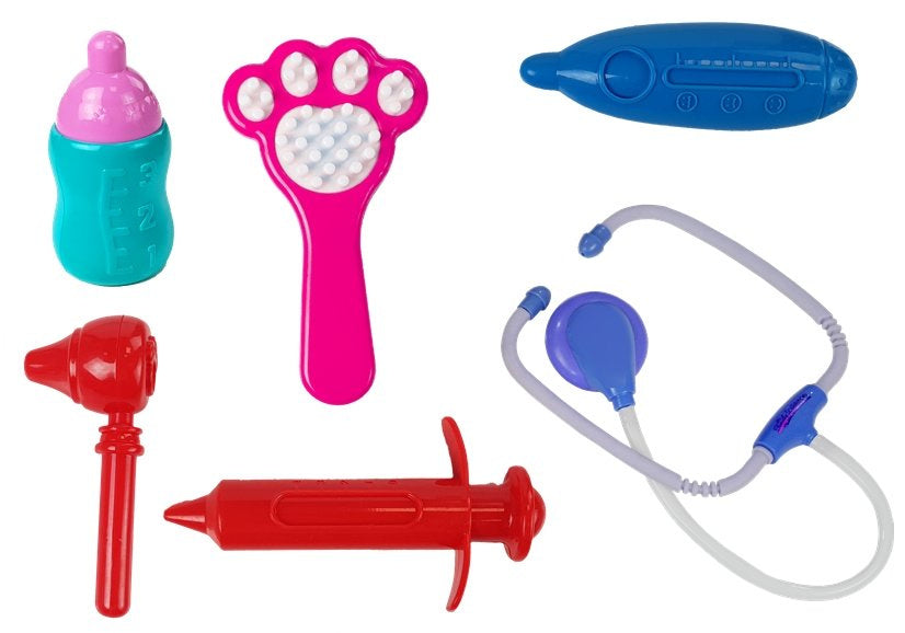 Veterinářský set s pejskem a přepravkou 9 dílů s příslušenstvím