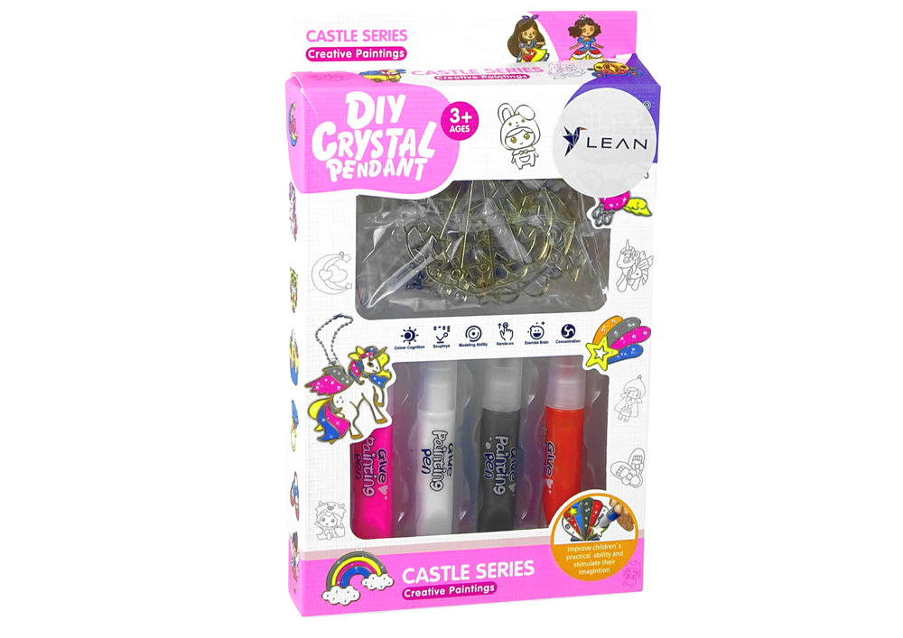 Vitráže k malování gelovou barvou – princezny 6 ks závěsků