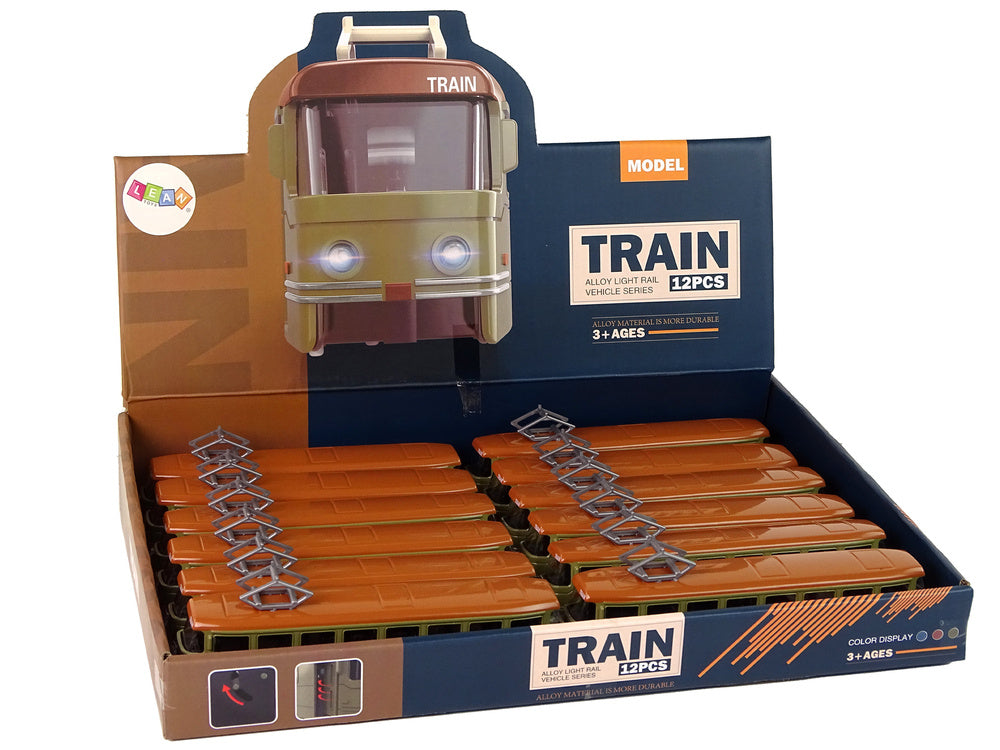 Vlak kovový s třecím pohonem – zvuky a světly | zelený