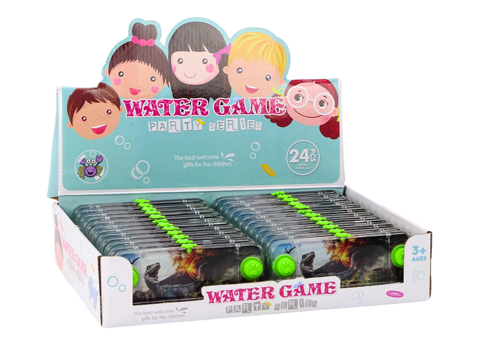 Vodní obratnostní hra Dinosaurus Carnotaurus s konzolou zelená