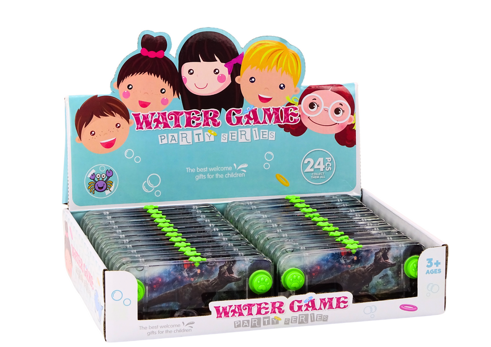 Vodní obratnostní hra Dinosaurus Velociraptor konzole zelená