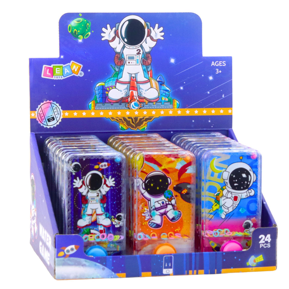 Vodní obratnostní hra Kosmonaut – s kroužky mix barev