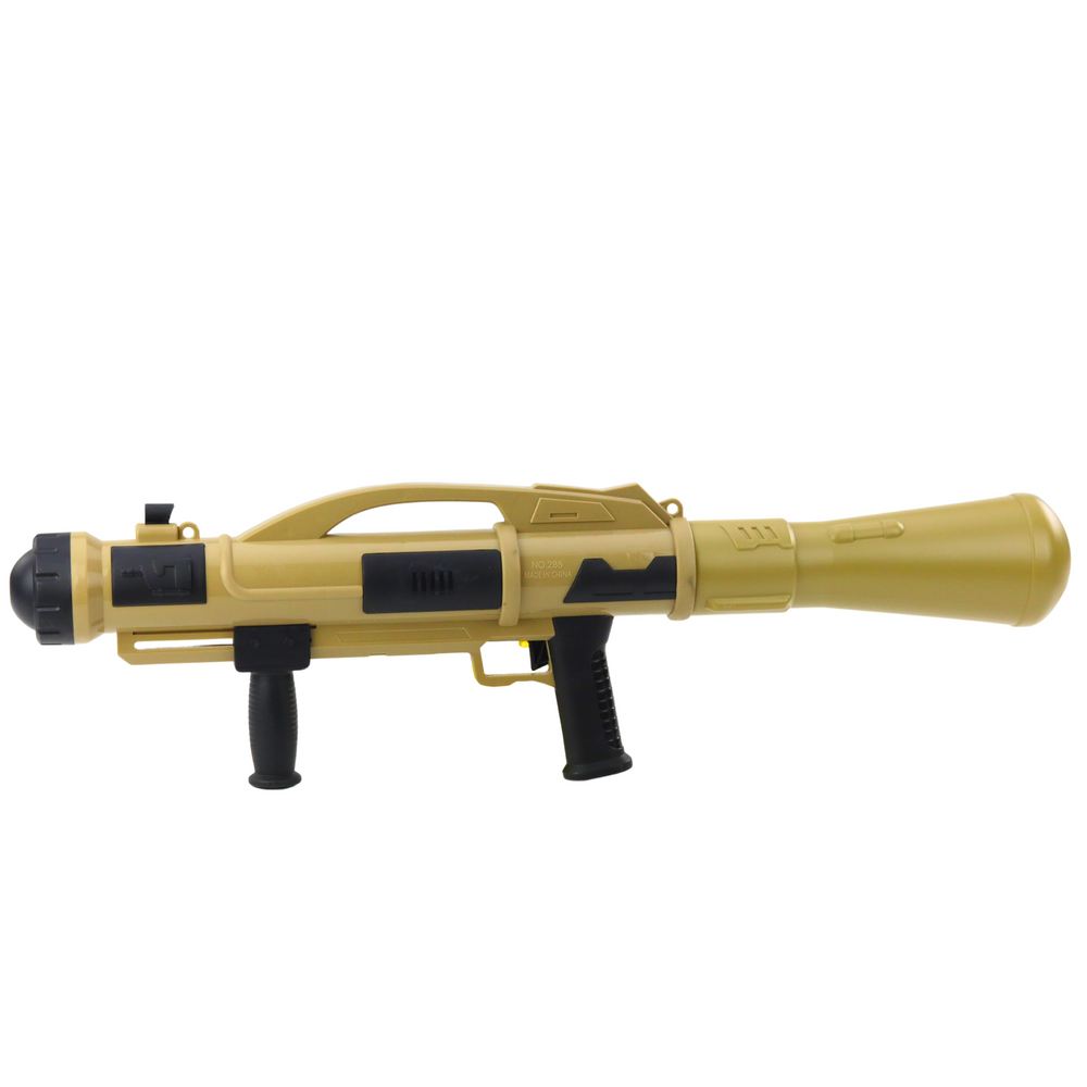 Vodní pistole Bazooka s pumpou 73cm – nádrž 1100ml béžová