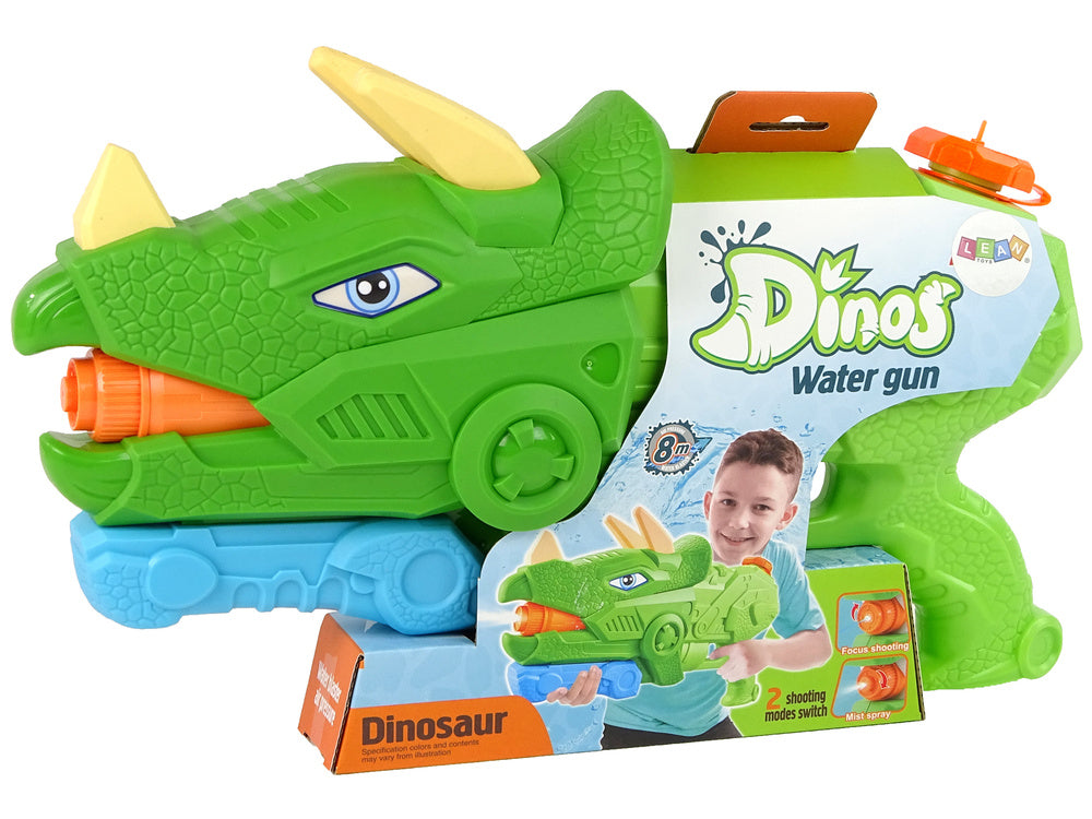 Vodní pistole dinosaurus Triceratops – 1330ml dosah 8m | zelená