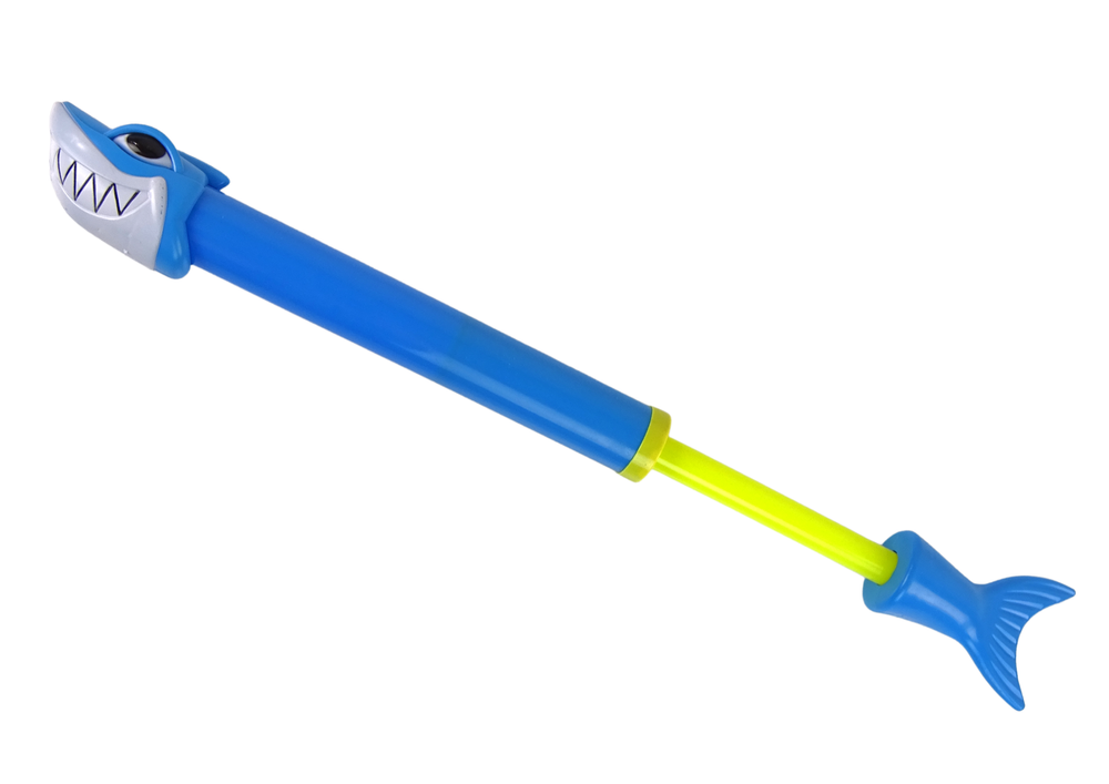 Vodní pistole žralok 45 cm – s pumpovacím mechanismem | modrá