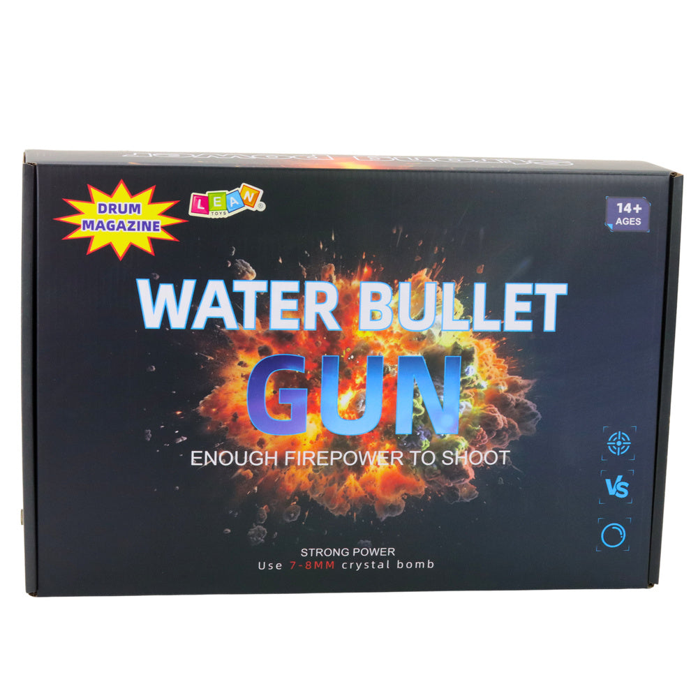 Vodní puška na gelové kuličky – s celowníkem a brýlemi | černá 86cm