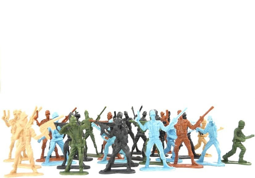 Vojenské figurky vojáci armáda – set 80 kusů plastové