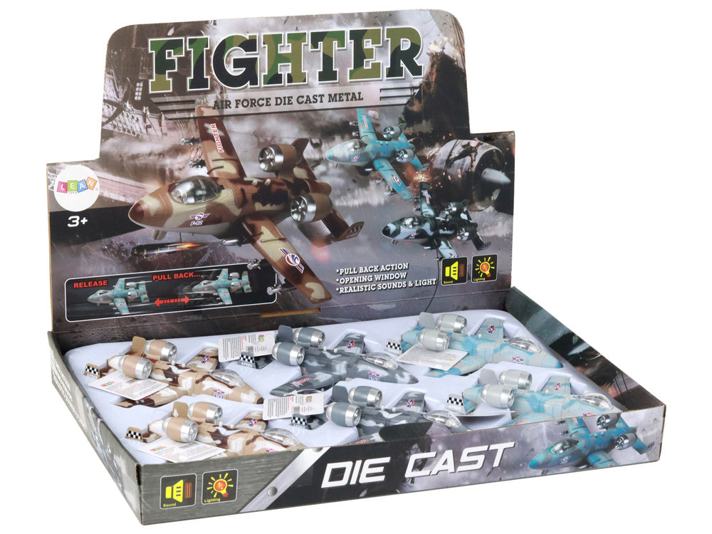 Vojenský stíhací letoun – s pohonem a světly | moro