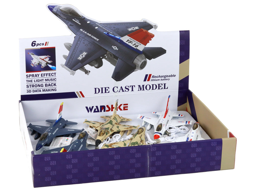 Vojenský stíhací letoun – se zvuky a světly | maskáčový