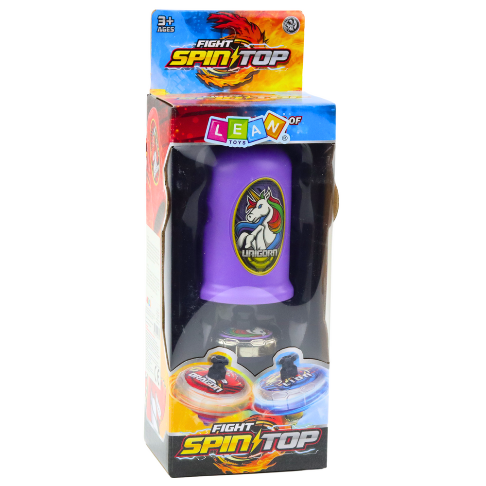 Vrhací káča s jednorožcem – fialová vystřelovačka | hračka