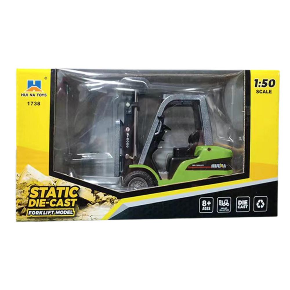 Vysokozdvižný vozík kovový 1:50 – pohyblivé vidlice | Huina