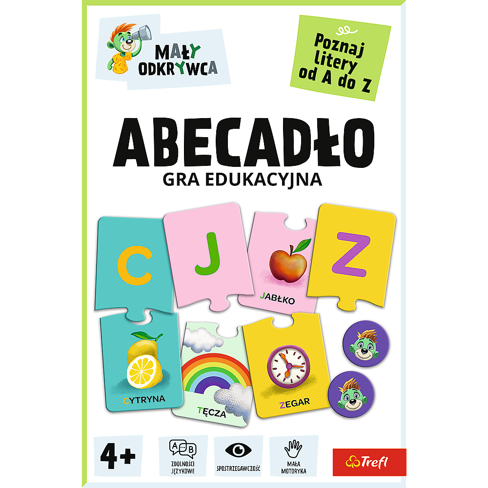 Vzdělávací abeceda puzzle – pro předškoláky | Trefl