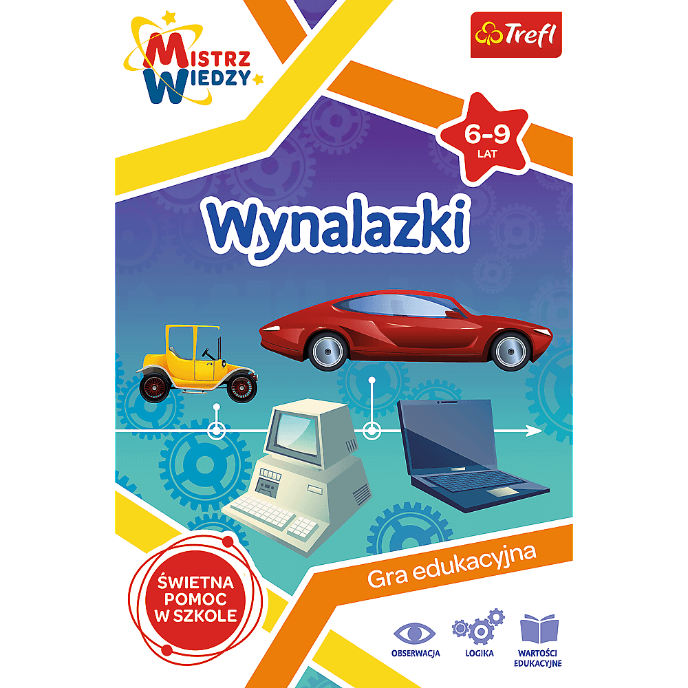 Vzdělávací hra o vynálezech Mistrz Wiedzy – Trefl