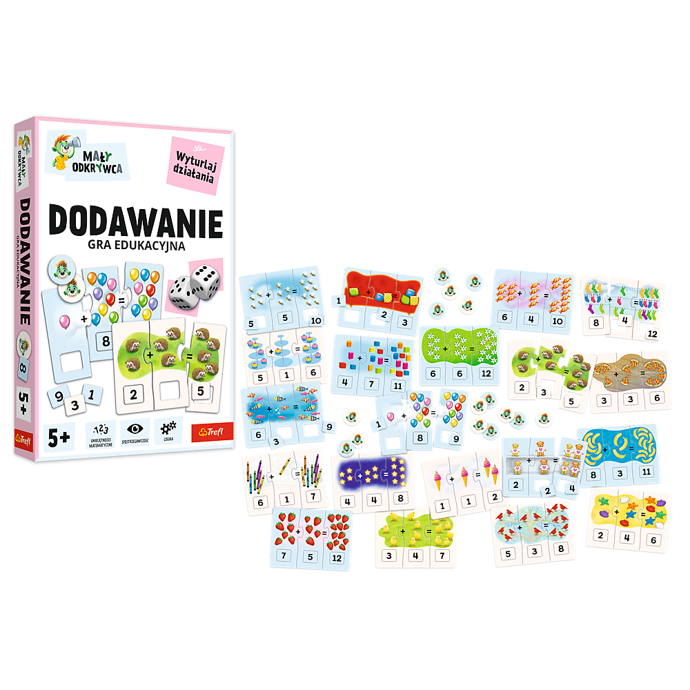 Vzdělávací hra sčítání pro předškoláky – Trefl 02805