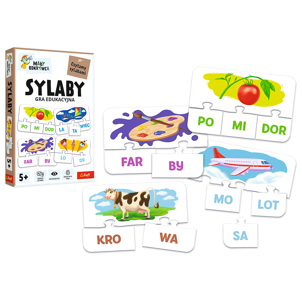 Vzdělávací hra Slabiky – pro předškoláky | Trefl
