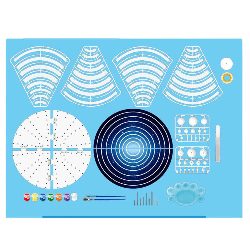 Vzdělávací sada sluneční soustava DIY – s barvami a luminiscencí