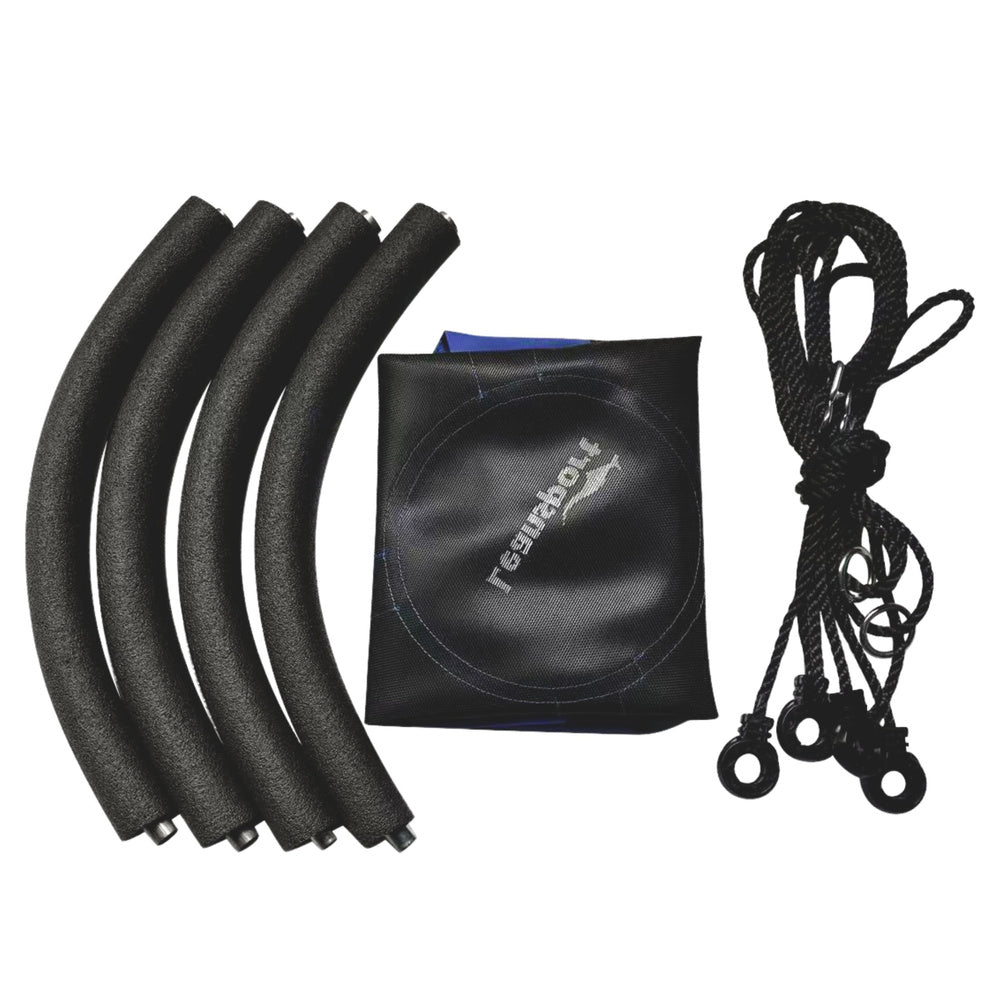 Zahradní houpačka čapí hnízdo – pro děti 80cm | modrá