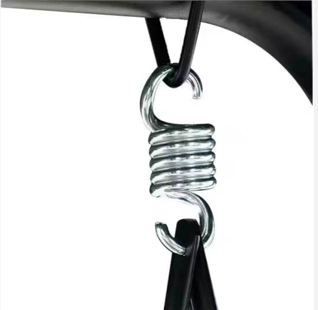 Zahradní houpačka pro 3 osoby – s matrací a stříškou šedá