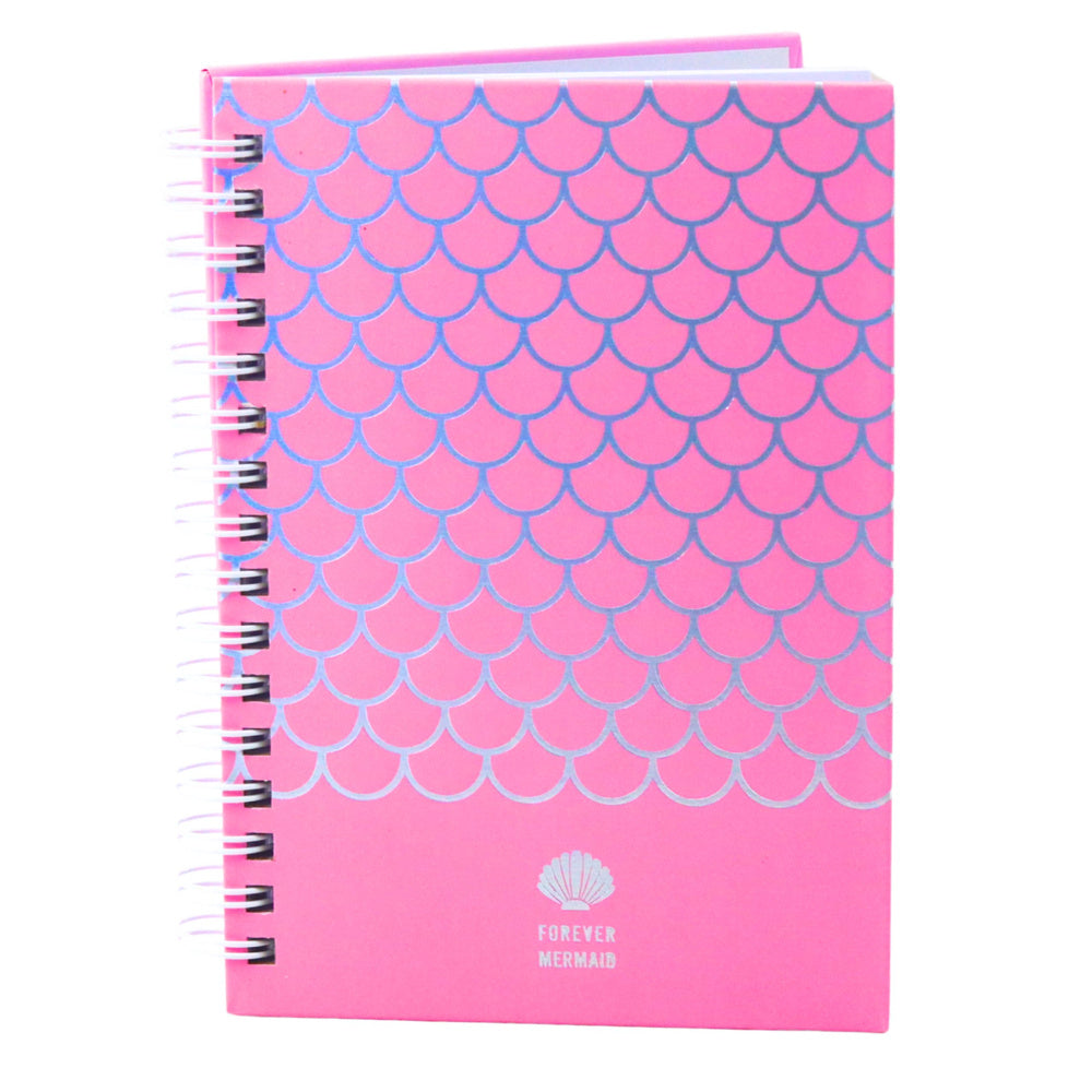 Zápisník A6 holografické šupiny – 80 listů | růžový
