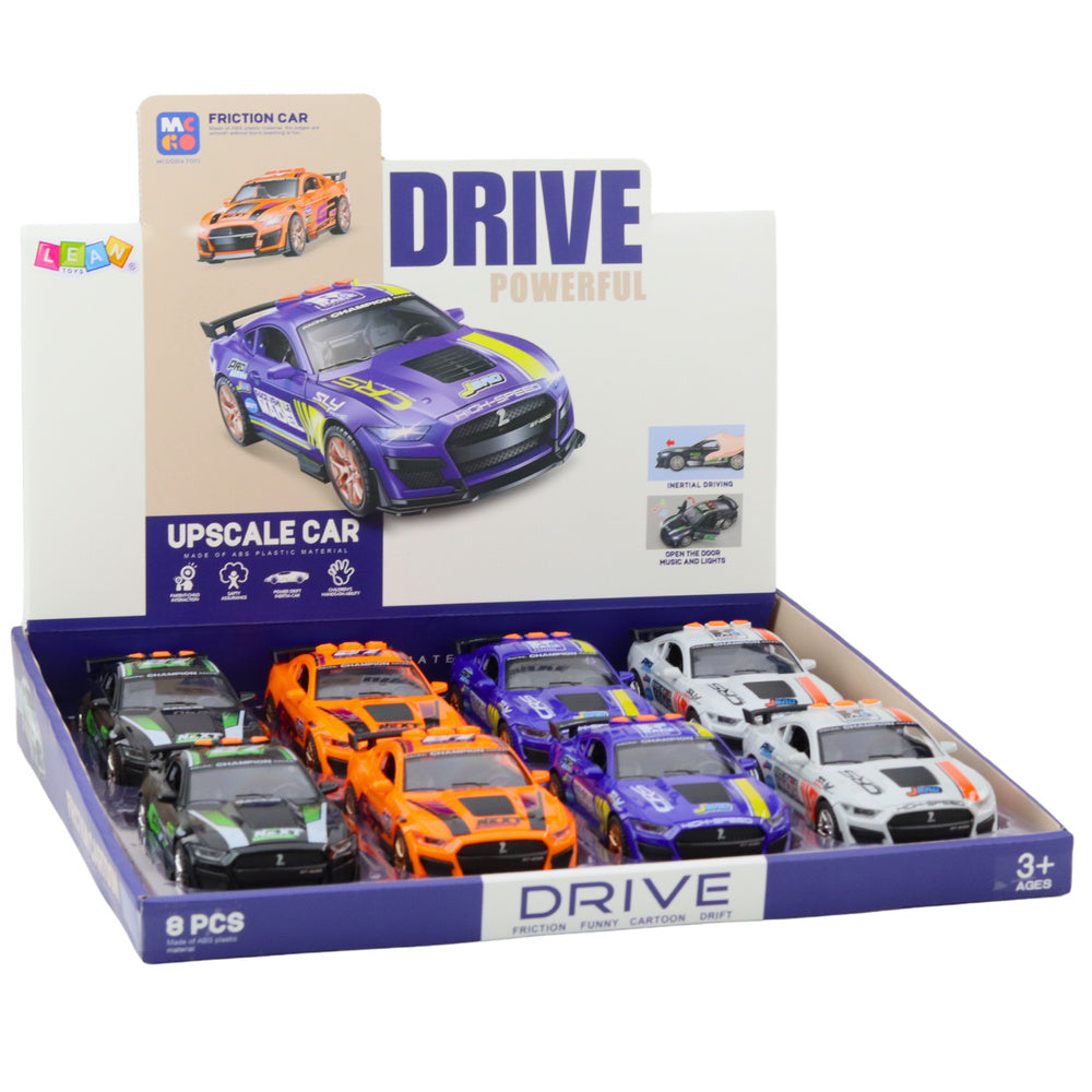 Závodní auto GT 500 – s otvíracími dveřmi a zvuky