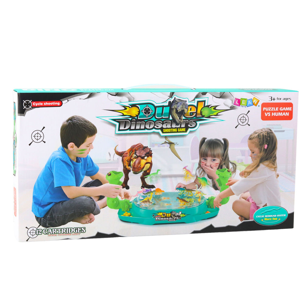 Zručnostní hra Piłkozaury – střílení dinosaurů s joysticky