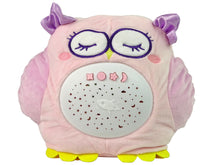 Sweet Plush Owl Colourful Star Projector Melody