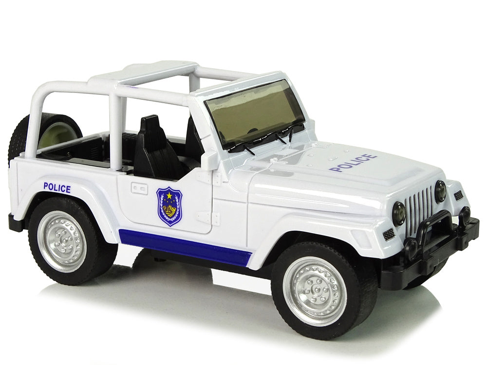 Off-Road Police Car White