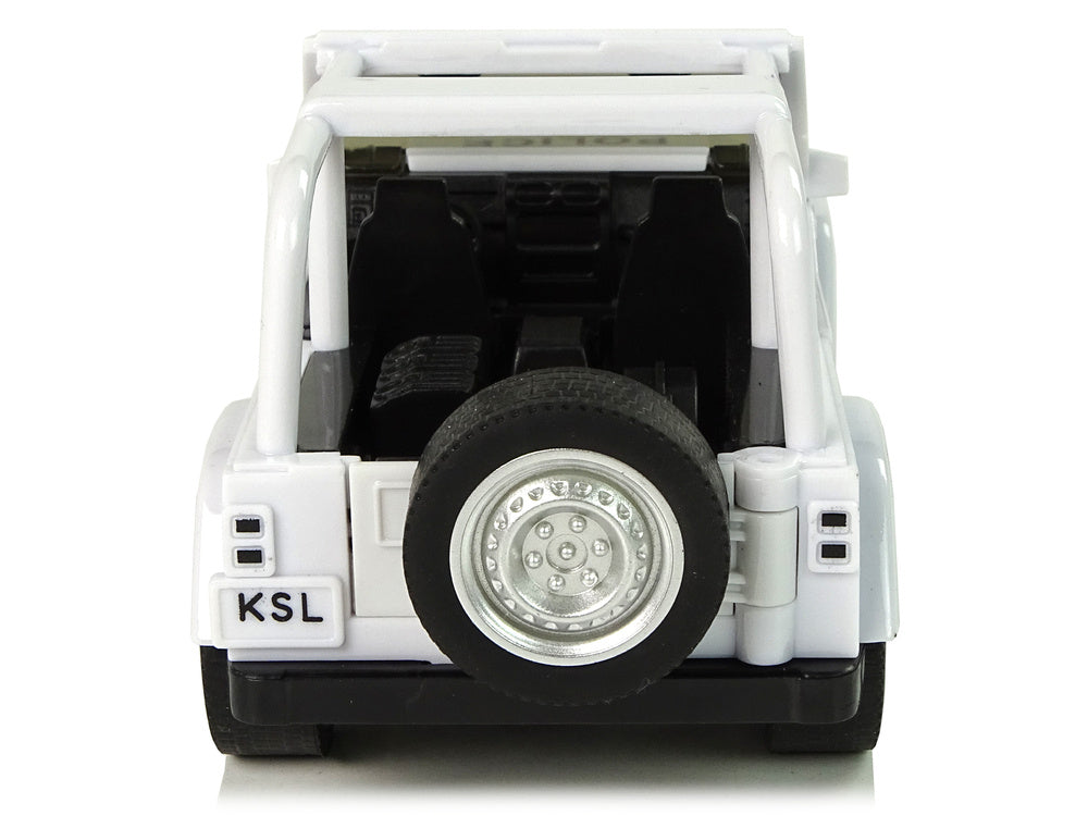 Off-Road Police Car White