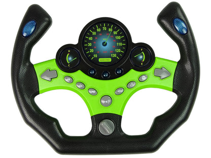 Steering Wheel Kit Keys Sound Lights Green