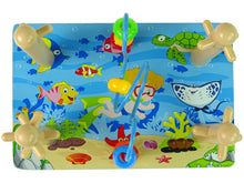 Wooden Bricks Sorter Sea World Educational Beads