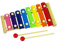 Wooden Accompaniment Sticks Colourful 8 Tones