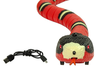 Remote Controlled Snake Touch Red Black Stripes