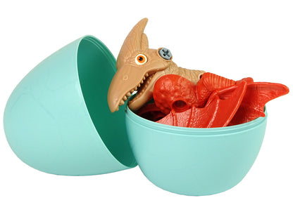 Set Dinosaur Pterodactyl with Egg DIY Screwdriver Red