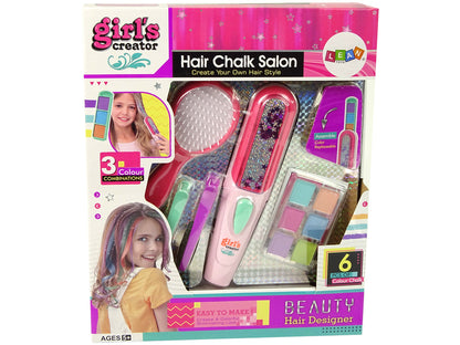 Hair Dyeing Set Hair Straightener Strands 6 Colours
