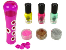 Nail Painting Set Nail Glitter Dispenser Nail Lacquer Stickers