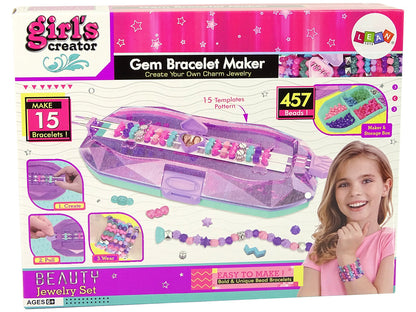 Bracelet Making Set Coloured Beads Container Creator