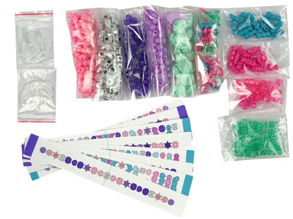Bracelet Making Set Coloured Beads Container Creator