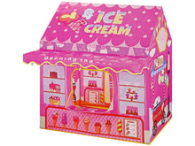 Princess Ice Cream Tent Ice Cream Shop for Kids Pink Lights Stars