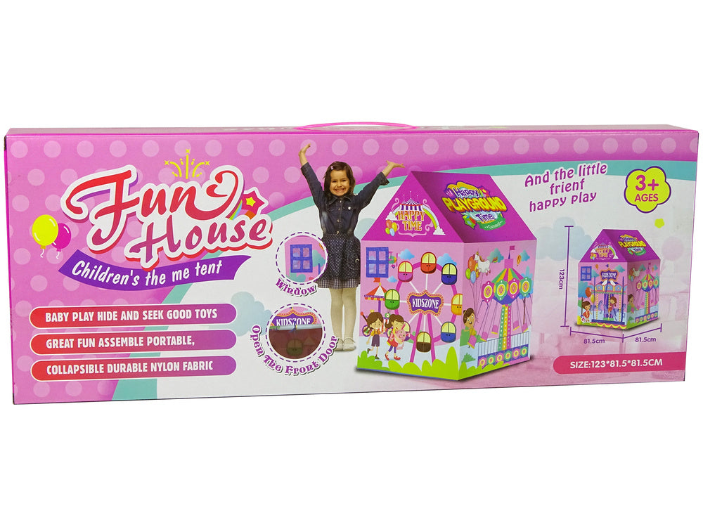 Funfair House Tent for Kids Pink