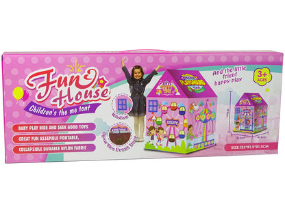 Funfair House Tent for Kids Pink