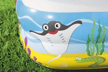 Inflatable Pool For Children With A Canopy 140 x 140 x 114 cm Bestway 52192