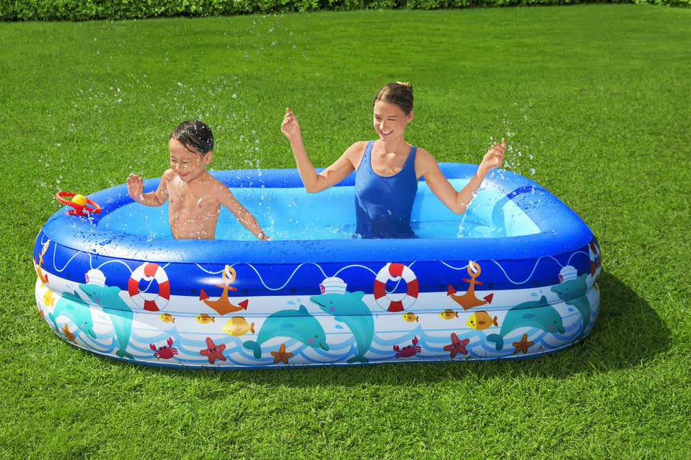 Inflatable Pool With Roof 213 x 155 x 132 cm Bestway 54370