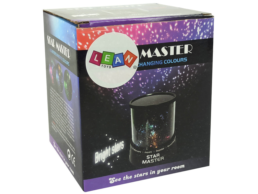 Projektor hvězd a planet s nočním světlem – na baterie