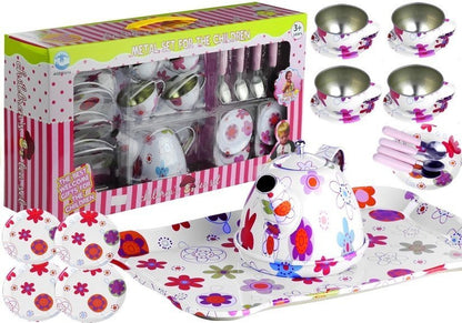 Beautiful Metal Tea Service Kitchen Set