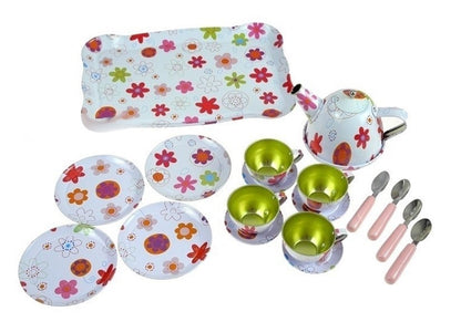 Beautiful Metal Tea Service Kitchen Set