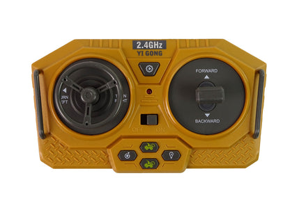 RC sklápěcí nákladní auto s dálkovým ovládáním 2.4G – žluté