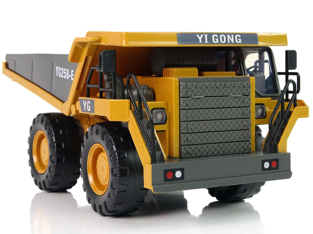RC sklápěcí nákladní auto s dálkovým ovládáním 2.4G – žluté
