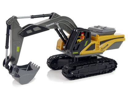 RC bagr Caterpillar s dálkovým ovládáním 2.4G – žlutý