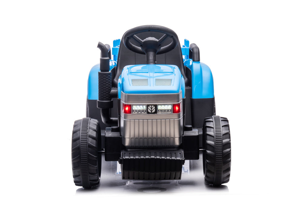 Elektrický traktor A009B – modrý s bateriovým pohonem